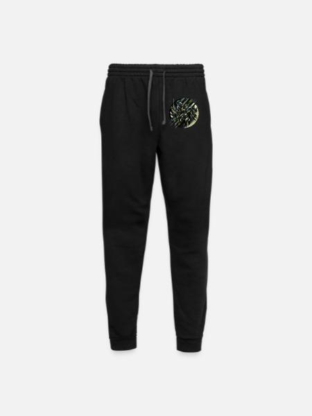 Abstract Tactical Swirl - Unisex Joggers - black/asphalt - Front