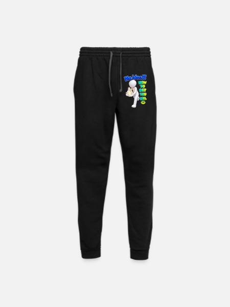 No Idea - Unisex Joggers - black/asphalt