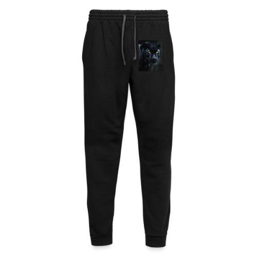 Black Panther Glowing Eyes Design - Unisex Joggers
