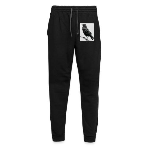Raven Black and White Art Design - Unisex Joggers