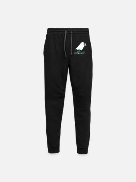 Skater Ghost - Unisex Joggers - black/asphalt - Front