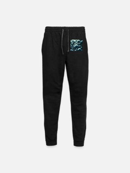 Funny bubbles - Unisex Joggers - black/asphalt