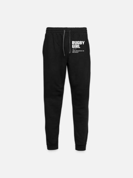Rugby Girl - Unisex Joggers - black/asphalt - Front