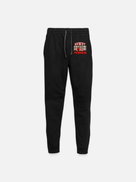 HOWDY PUMSKIN - Unisex Joggers - black/asphalt - Front