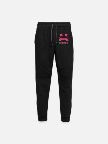 Kite My Mind Was In My Heart Anchored Like A - Unisex Joggers - black/asphalt - Front