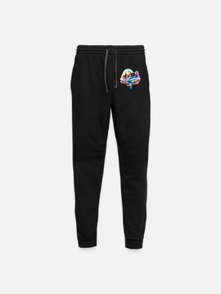 Landscape - Unisex Joggers - black/asphalt - Front
