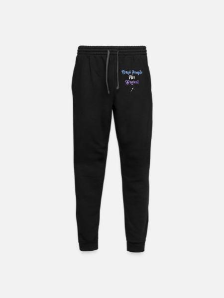 Trans People Are Magical - Unisex Joggers - black/asphalt - Front