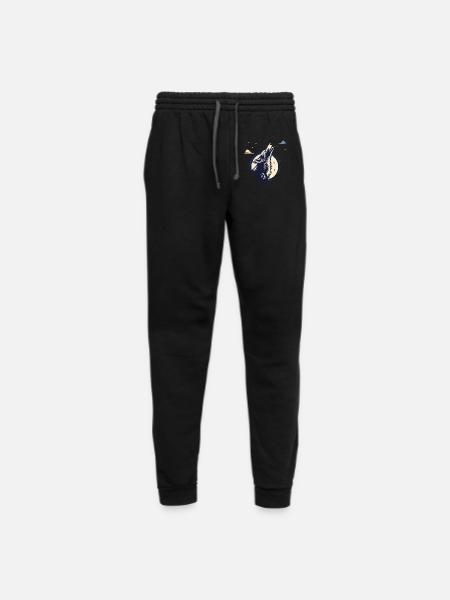 Howling Wolf - Unisex Joggers - black/asphalt