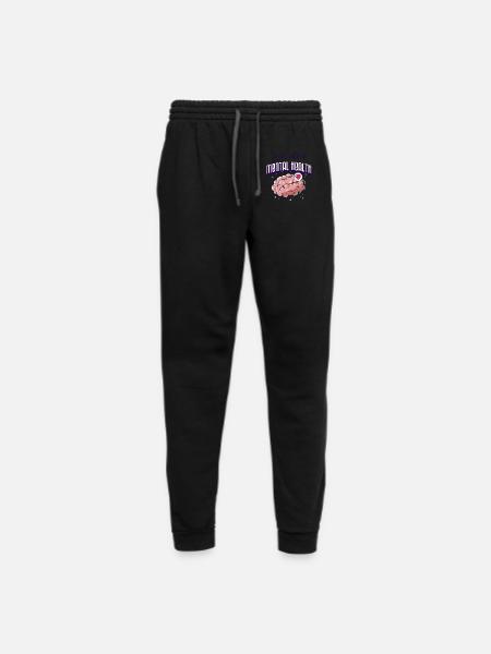 Ask Me About My Mental Health - Unisex Joggers - black/asphalt