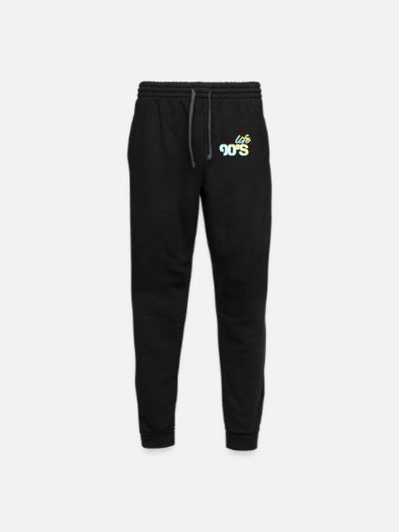 life in the nineties - Unisex Joggers - black/asphalt - Front