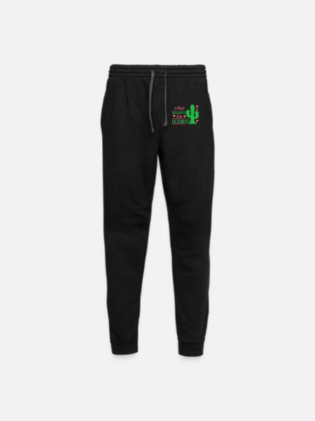 my students are on point - Unisex Joggers - black/asphalt - Front