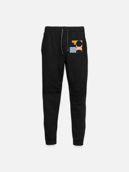 Abstraction Basic Shapes - Unisex Joggers - black/asphalt