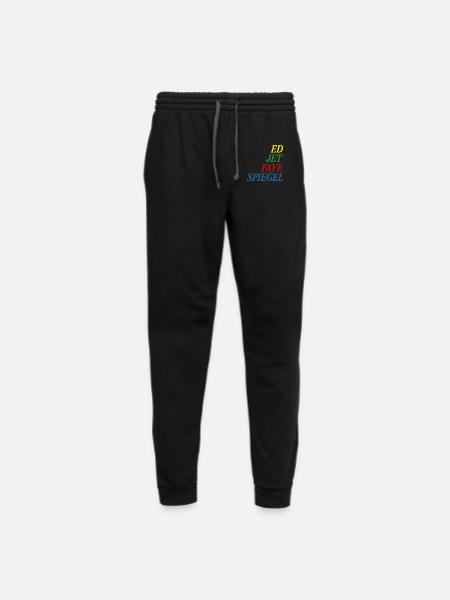 Ed Jet Faye Spiegel - Unisex Joggers - black/asphalt