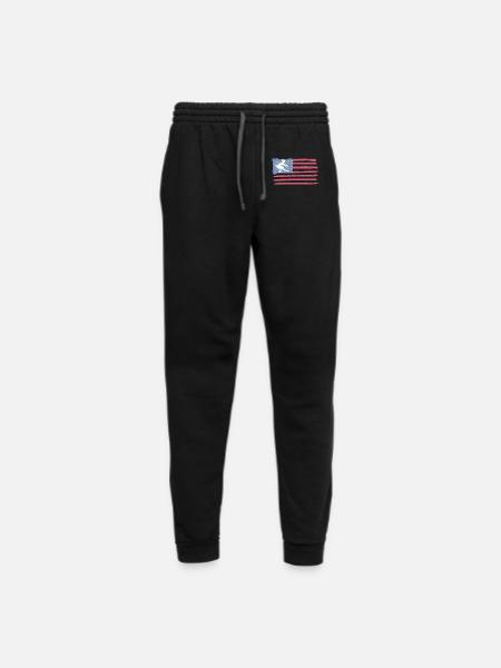 American Skater - Unisex Joggers - black/asphalt - Front