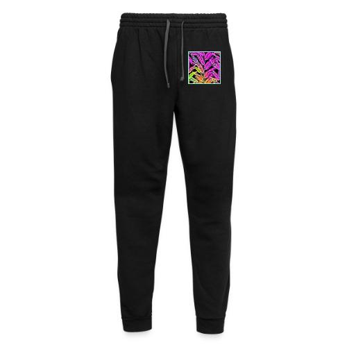 Colorful Neon Foliage: Artful Charm - Unisex Joggers