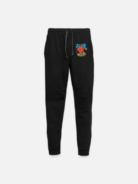 Apple boy - Unisex Joggers - black/asphalt - Front