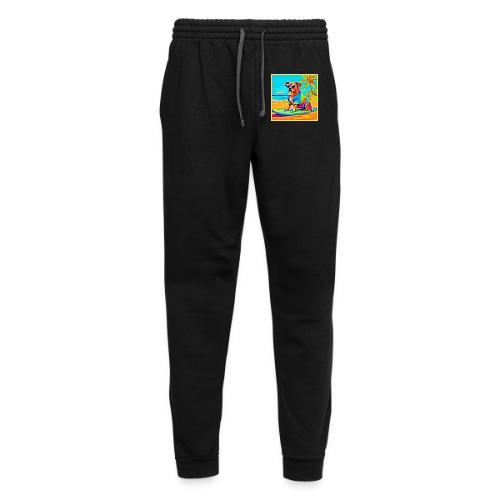 Beachside Pup: Surfing Charm - Unisex Joggers