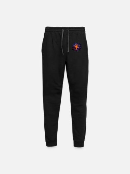 Lighting Image - Unisex Joggers - black/asphalt - Front