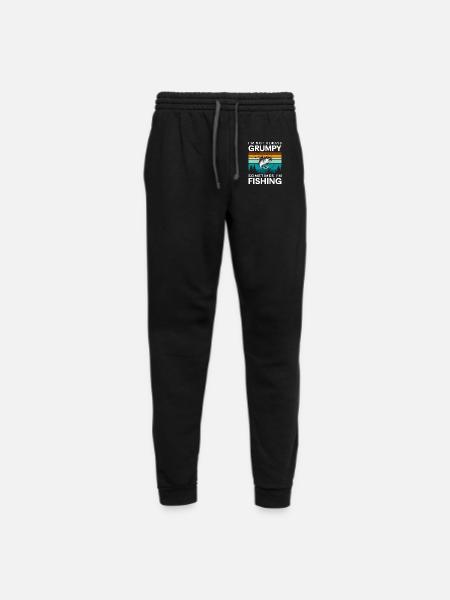 Angler Fishing Hook Zander Hobby - Unisex Joggers - black/asphalt - Front