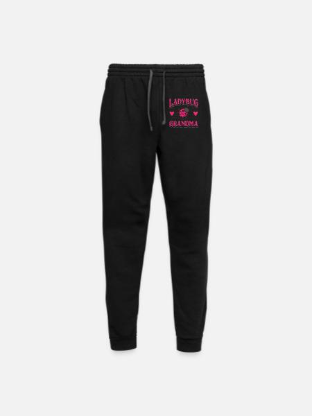 Ladybug Grandma - Unisex Joggers - black/asphalt - Front