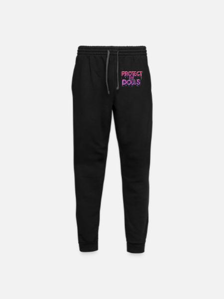 Protect the dolls - Unisex Joggers - black/asphalt - Front