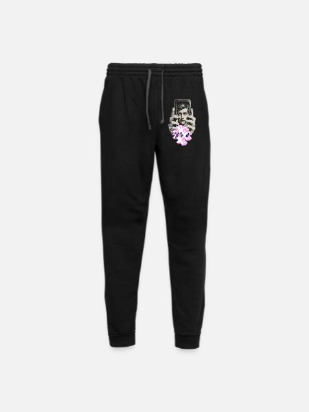 Trapped in the Screen - Unisex Joggers - black/asphalt - Front