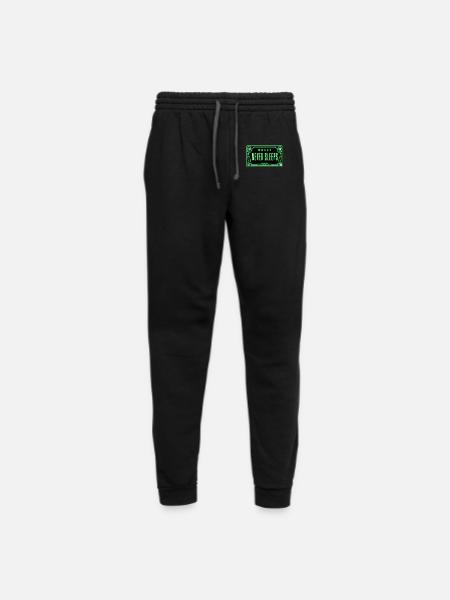 Neon Money Never Sleeps Sign - Unisex Joggers - black/asphalt