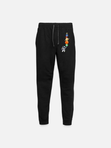Astronaut Planet Ice Cream Space - Unisex Joggers - black/asphalt - Front