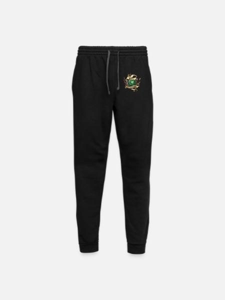 Roll Initiative Adventure Magic Dungeon - Unisex Joggers - black/asphalt - Front