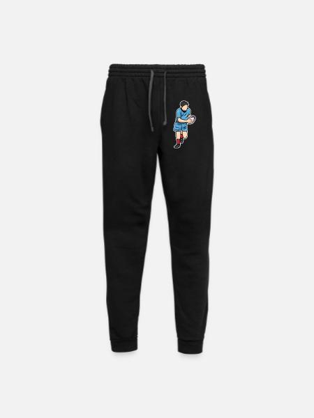 Rugby Boy - Unisex Joggers - black/asphalt - Front