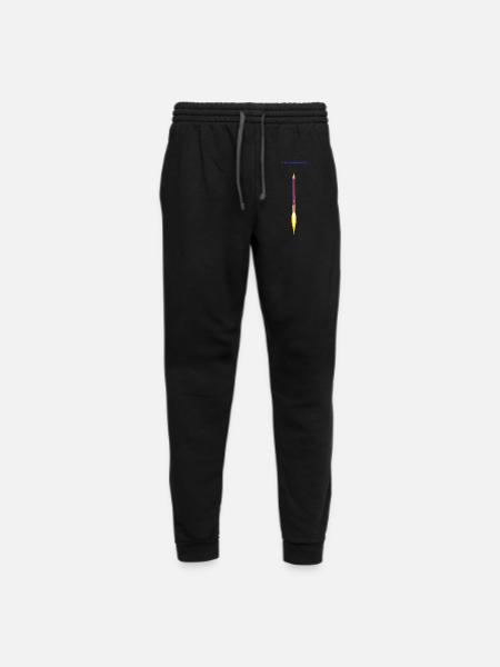 North Korean Pencil - Unisex Joggers - black/asphalt - Front