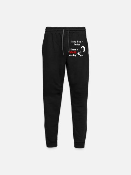 Sorry, I can't do that! I have a BOARD meeting! - Unisex Joggers - black/asphalt - Front
