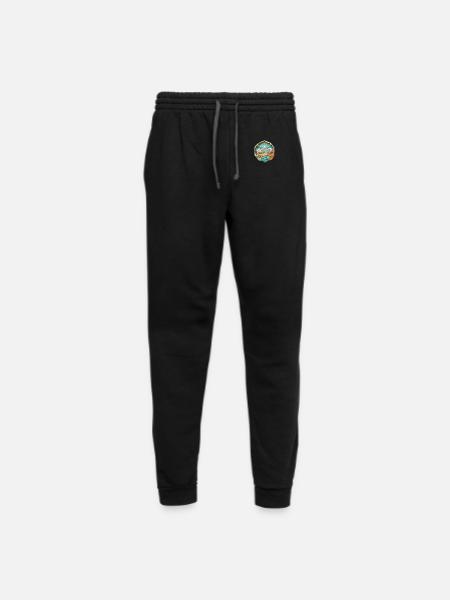 3D landscape - Unisex Joggers - black/asphalt - Front