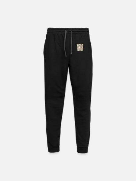 Unique floral design - Unisex Joggers - black/asphalt