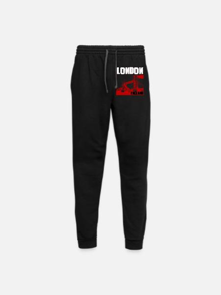 london bbith - Unisex Joggers - black/asphalt - Front