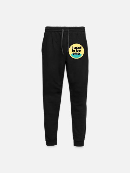 I Used To Be Emo - Unisex Joggers - black/asphalt - Front