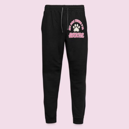 My Dog Thinks I’m Awesome Faux Embroidery - Unisex Joggers