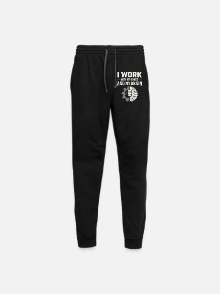 Blue Collar Welder Skilled Trades Pride Working - Unisex Joggers - black/asphalt - Front