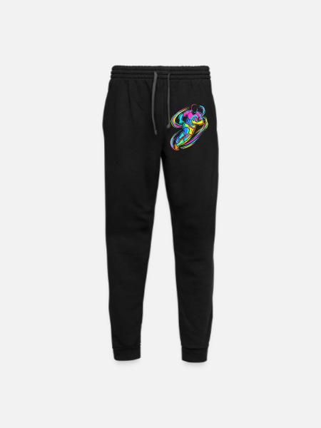 Rugby Player - Unisex Joggers - black/asphalt - Front