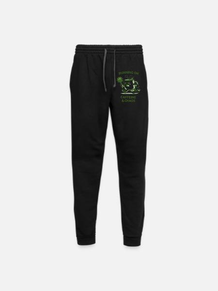 Running on Caffeine & Chaos - Unisex Joggers - black/asphalt