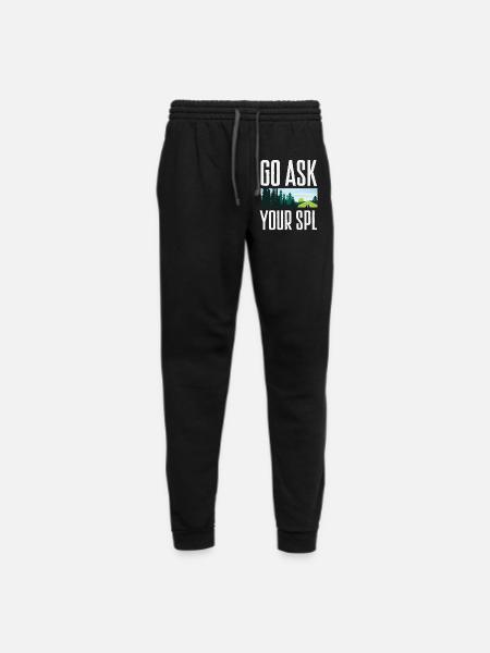 Go Ask Your SPL Scout Scouting Camping - Unisex Joggers - black/asphalt - Front