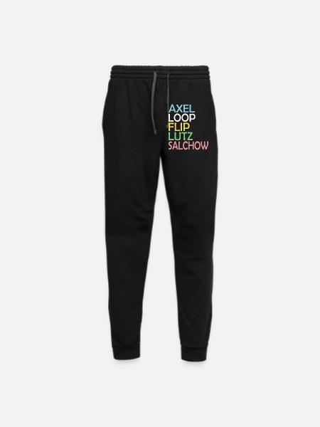 Figure Skating - Unisex Joggers - black/asphalt - Front