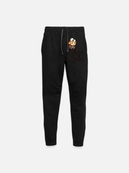trick or treat - Unisex Joggers - black/asphalt - Front
