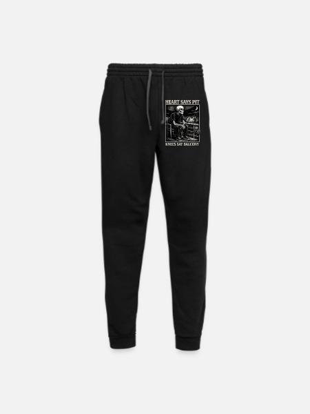Skeleton Balcony Concert - Unisex Joggers - black/asphalt - Front
