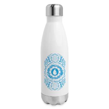 Mystical Emblem of Logic - 17 oz Insulated Stainless Steel Water Bottle - white - Right