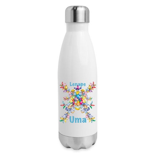 Native American Indian Indigenous Lenape Uma - 17 oz Insulated Stainless Steel Water Bottle
