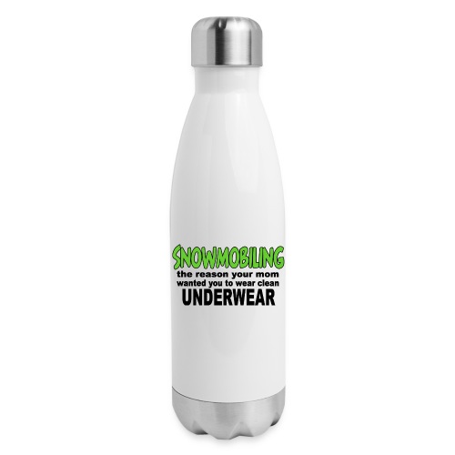 Snowmobiling Underwear - Insulated Stainless Steel Water Bottle