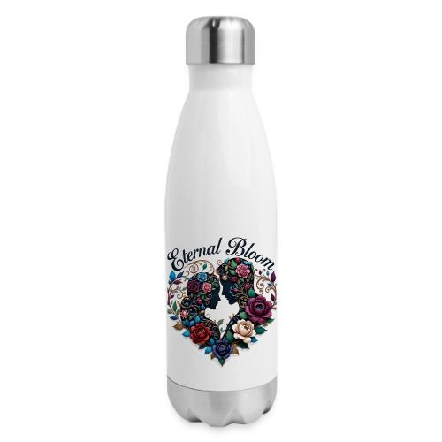 Eternal Bloom Embrace T-Shirt - 17 oz Insulated Stainless Steel Water Bottle