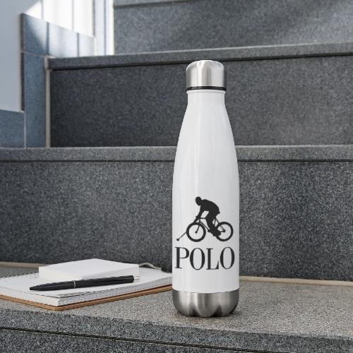 bike polo - 17 oz Insulated Stainless Steel Water Bottle
