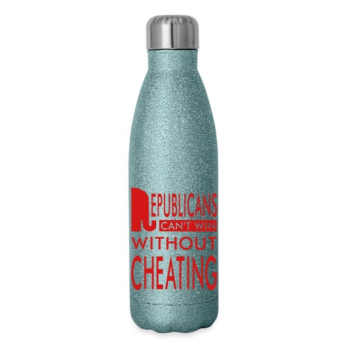 Republicans Always Cheat T-shirts - Insulated Stainless Steel Water Bottle